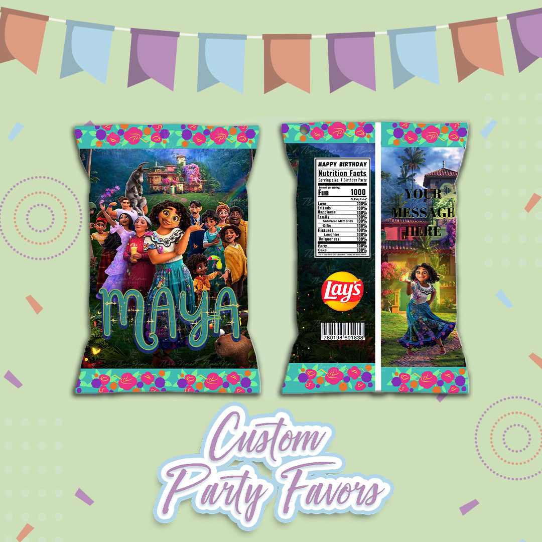 Glow party chip bag wrappers/chip bags-glow party favors-glow party-sl –  Personalize Our Party