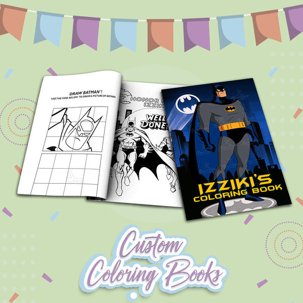 Custom Coloring Books Set of 12